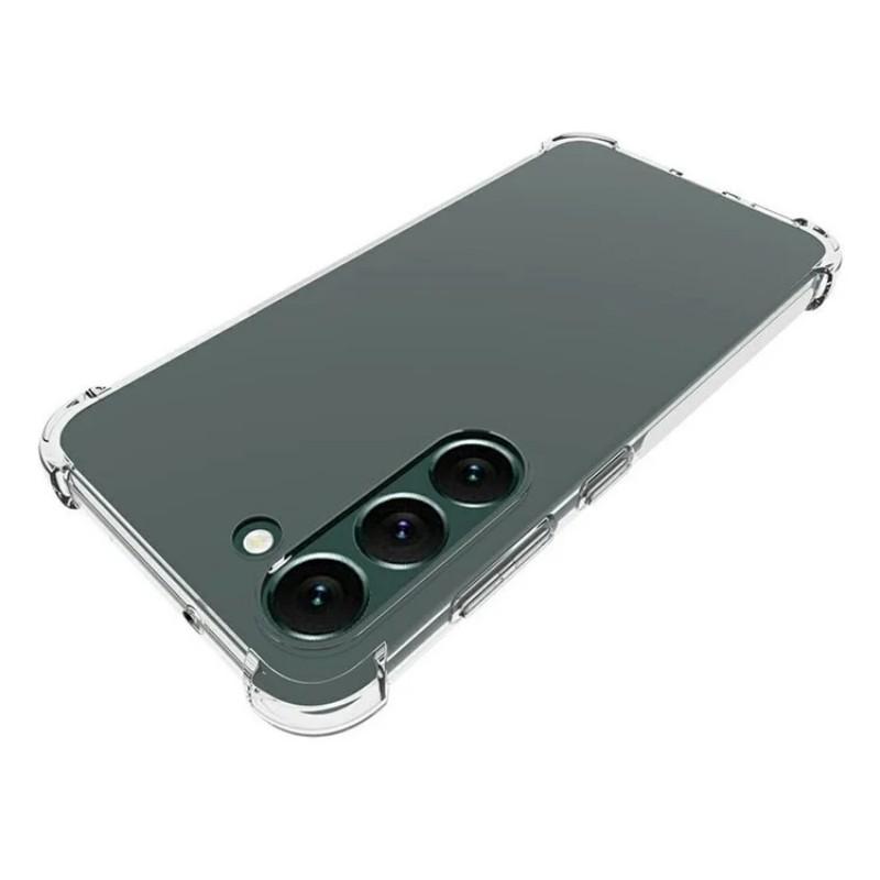 For Samsung Galaxy S23+ Clear TPU Case WANLONFENG TM Series 2.0mm Phone Back Cover