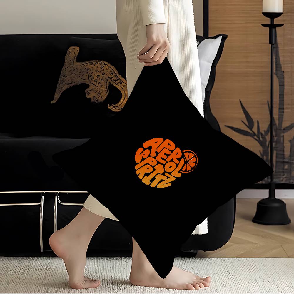 Brand A-Aperol S-Spritz Lucky Dragon Pillow Cover Sofa Cushion Cover Home Room Decoration Children Gift