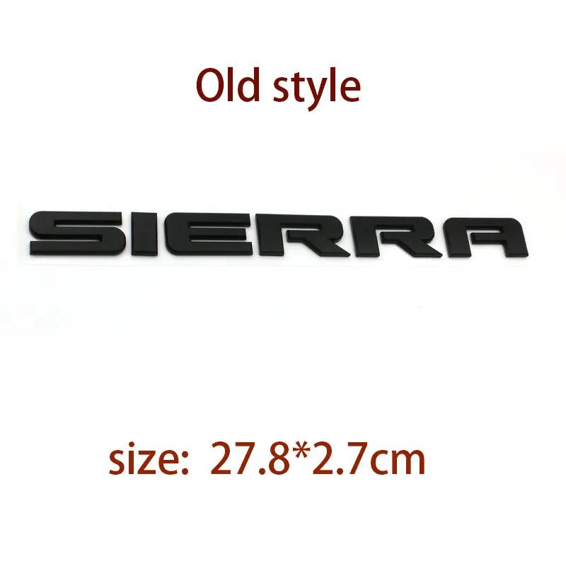 SIERRA new old letter logo car stickers for GMC sierra original rear boot label trunk modified Accessories decoration decals
