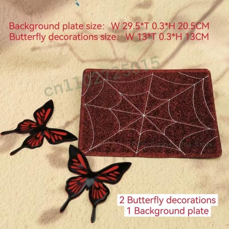 Labyrinth Schmetterling Spinnennetz Buchstabenkette Handtaschen DIY Transparente Ita Tasche Y2K Lolita Gothic Tragetasche Vintage Mode Umhängetasche