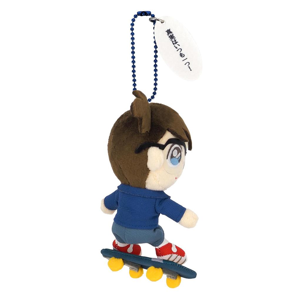Sanei Boeki Detective Conan Fluffy Friends Conan Skateboard ver. (Mascot) W6×D8.5×H14cm Plush Toy FCM01