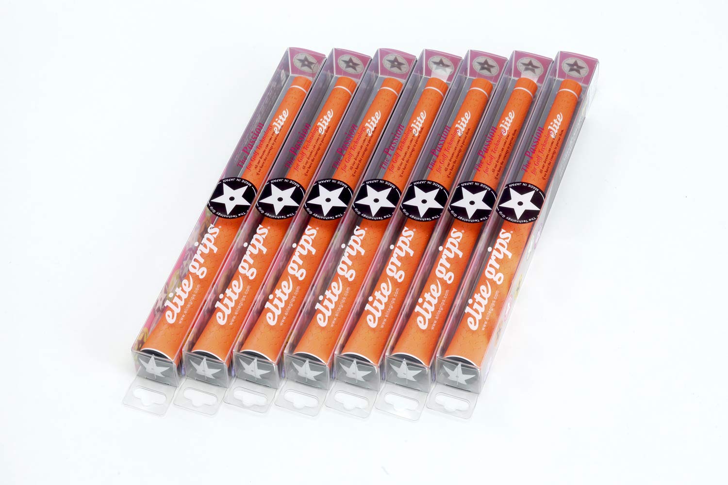 

elitegrips Гольф Грипсы набор air Wild Orange без задней линии Y360°s 7 штук