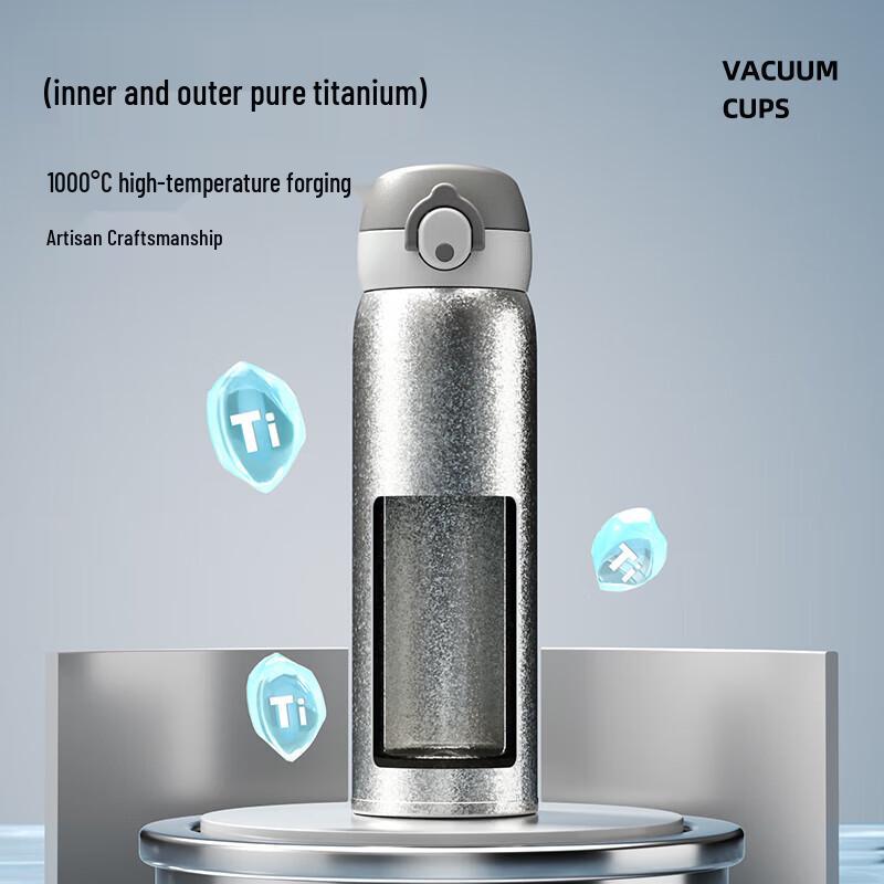 Temeike Pure Titanium Insulated Water Bottle