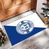 Millwall Football Print Crystal Velvet Rug, Comfortable Water Absorbent Non Slip Indoor Floor Carpet