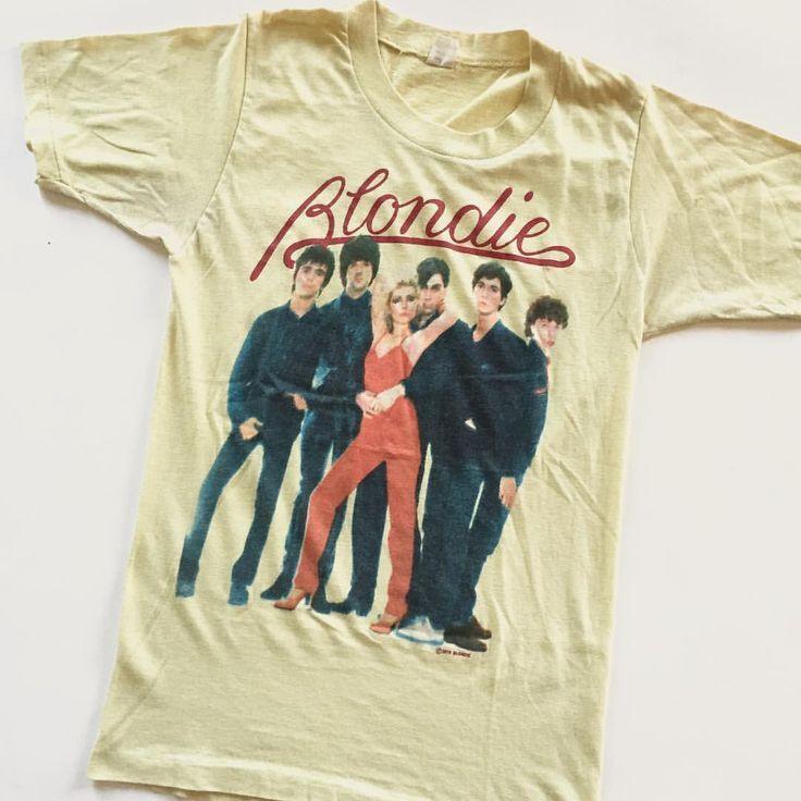 1979 90s Blondie band Remake Yellow Short Sleeve T shirt Unisex Unisex T-Shirt S