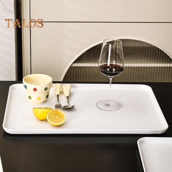 Serving Tray Platter Rectangular Vegetable And Fruit Trays for Snack Dessert Cookie Cheese Plastic Platters Large BPA Free Food Trays Party Supplies