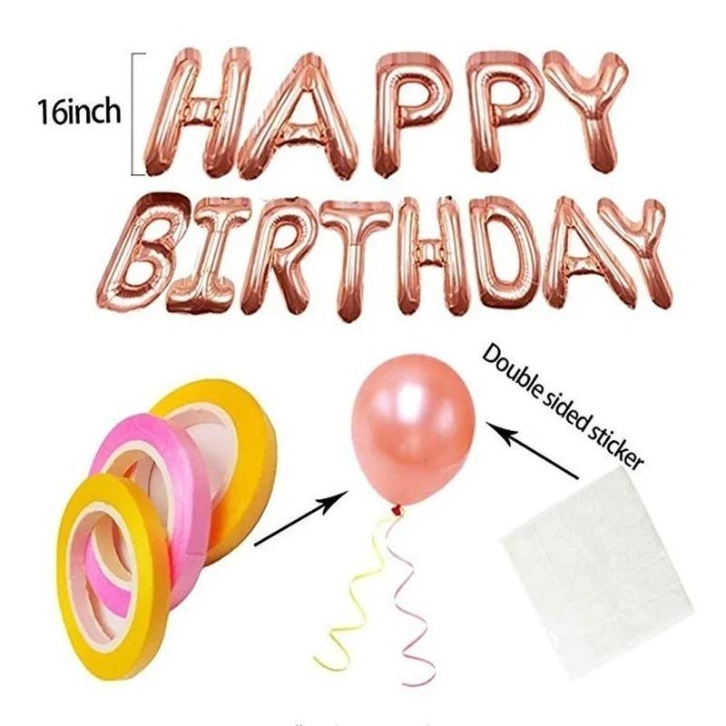 48pcs/set Rose Gold Series Balloon Party Decorations Wedding   Birthday Balloons