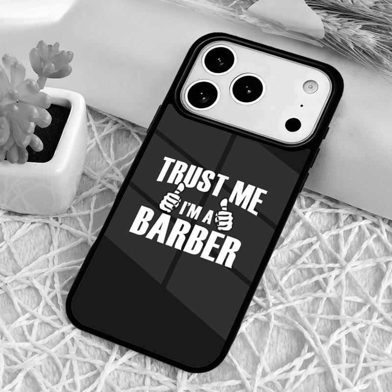 Love Barber Life Phone Case for iPhone 17 Air 16 15 11 12 14 13 Pro Max Shockproof Cover