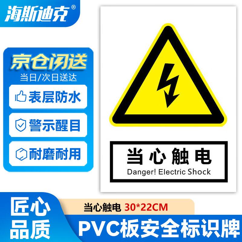 PVC Safety Warning Sign 30x22CM