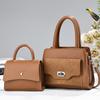 Women's Bag New Women's Handbag Lychee Pattern Large Capacity Commuting Versatile Single Shoulder Messenger Bag Bag
