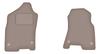 Beige Front Floor Mats For: Dodge RAM 1500 Long (2019)