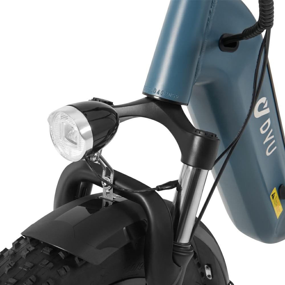 Electric Bike DYU FF50 20" 250W Motor 48V 14AH Max Range 70Km Top Speed 32Km/h Load 150KG Blue