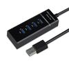 Portable USB 3.0/2.0 Splitter 4 Port USB Hub Power Adapter for Laptop PC Notebook Receiver High-speed Transmission