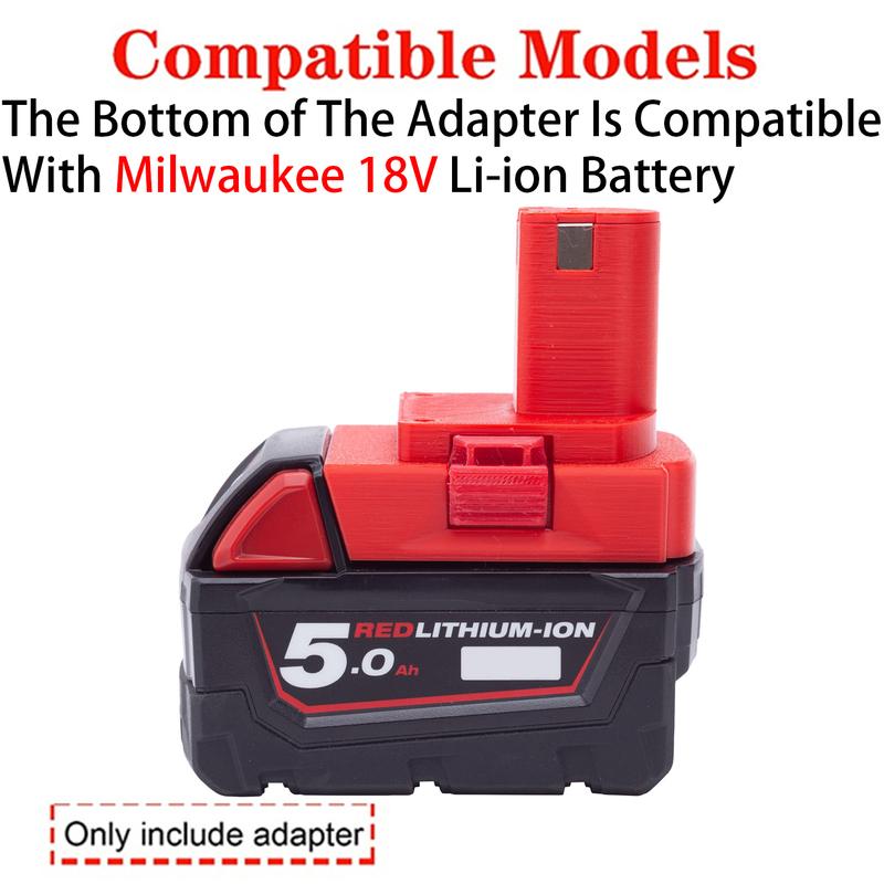 Battery Adapter for Ryobi 18V ONE+ Li-ion Tools To Milwaukee 18V Li-ion Battery Adapter Converter Power Tool Accessory