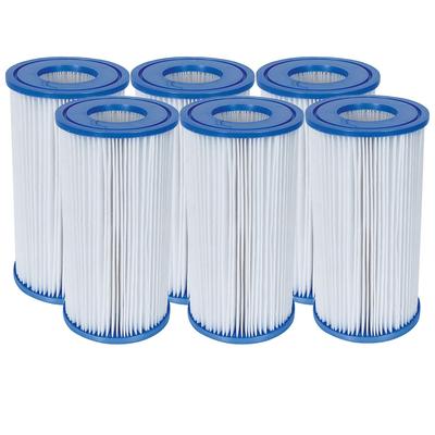 Filtre pour pompe de filtration Type III - lot de 6 Bestway 58012