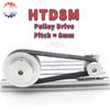 HTD 8M Rubber Belt Length 600mm To 928mm 8M Timing Belt Width 15mm 20mm Loop Belt 25mm 30mm 40mm Belts HTD 8M Synchronous Belt