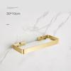 30-50CM Brushed Gold Glass Shelf  Aluminum Bathroom Storage Holder Bath Shower Shelf  Bathroom Shelf Mirror Wall Tray Towel Bar