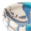 Marui Seito Shigaraki Ware Hechimon Bowl, Approx. 16cm Diameter, Glacier Blue, MR-3-4222