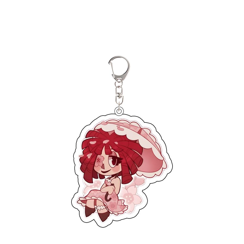 Anime Peripheral Acrylic KeyChain for TADC Pomni Jax Ragatha Gangle Zooble Kinger Exquisite Backpack Accessories Festival Gift
