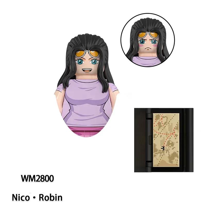 The Latest Building Blocks Japan Anime Bricks Dolls Mini Action Toy Figures Assemble Blocks Children Gifts Anime Figure