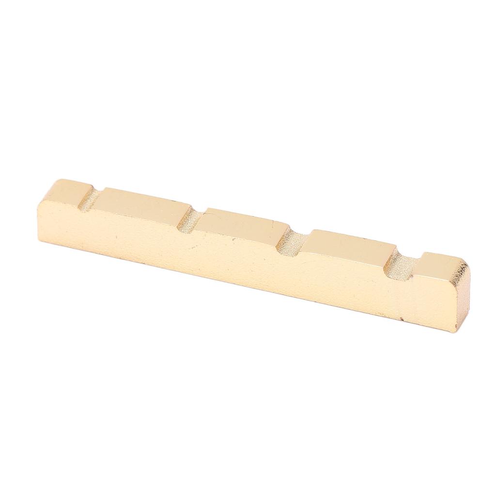 Sillet de Basse Électrique 38mm 4 Cordes Guitare Acoustique Remplacement Métal Fendu Sillet de Cordes