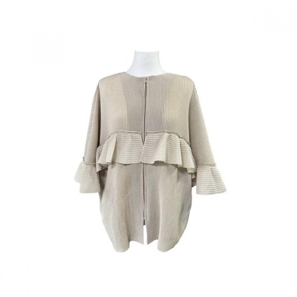 Specchio Frill Front Zip Jacket 451 481 02