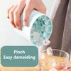 Summer Homemade DIY Refrigerator Freeze Ice Maker Silicone Ice Cube Mold Round Ice Bucket Creative Ice Cube Mold Kitchen Tools