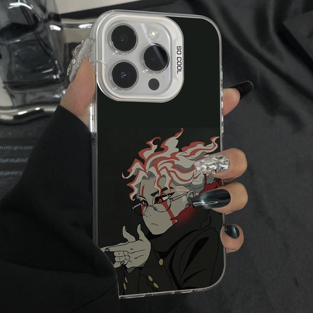 

Okarun Anime Dandadan Phone Case For iPhone 16,15,14,13,12,11,Pro,Max,Plus,Mini,XS Anti Fall Gray Silver Matte Hard Bumper iPhone16