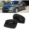 Acouto Door Mirror Covers for 2008‑2012, Car Rearview Door Mirror Caps Side Door Wing Mirror Cap Covers Glossy Black Replacement