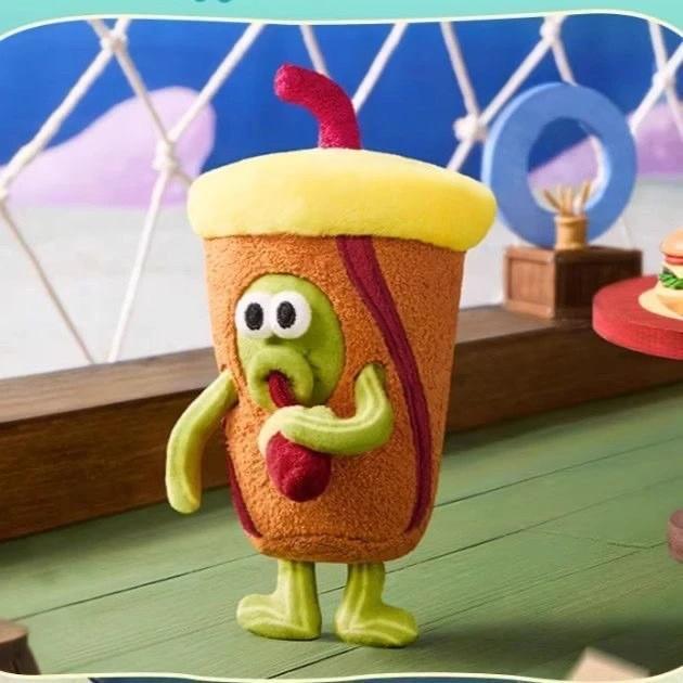 Spongebob Squarepants Bikini Bottom Residents Plush Toy With Hanging Decor For Kids Room Decor