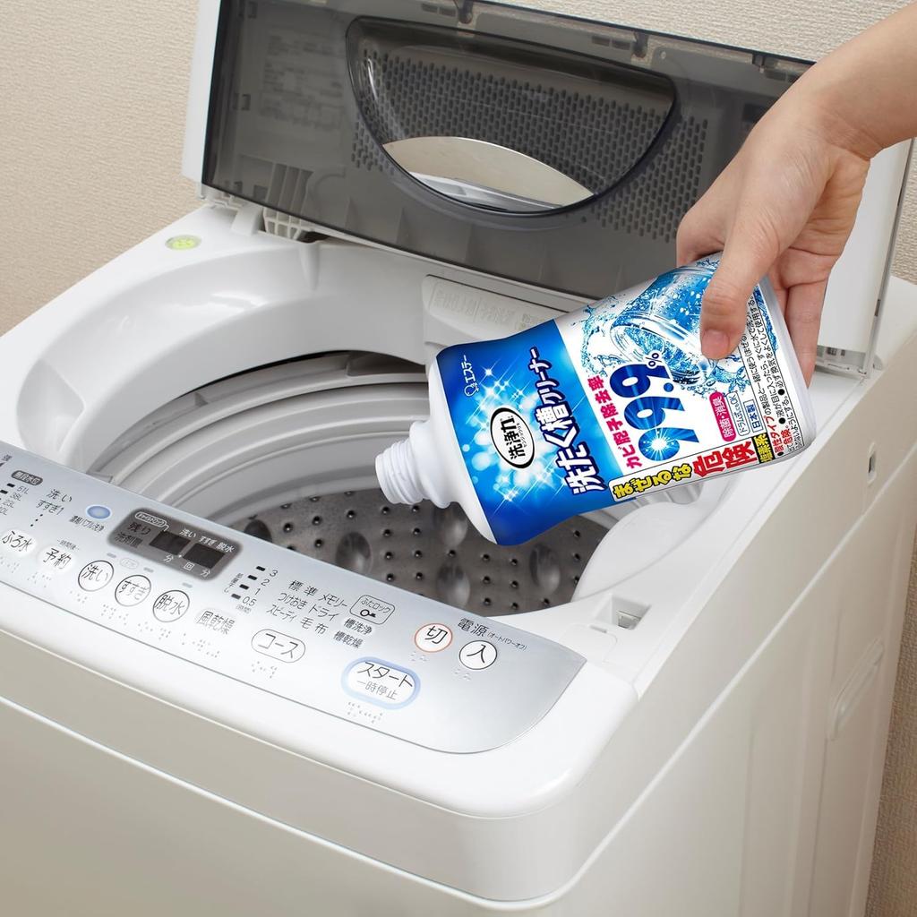 Cleaning Power Washing Machine Drum Chlorine Liquid 550g X 2 with Washing [Bulk Purchase] Cleaner, Type, Type, (Compatible Drum-Type Machines)