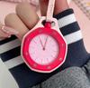 Moderne Taschenuhr Achteckiges Kunststoffgehäuse Quarz Mechanisch Geschenk Zeitmesser Reloj De Bolsillo Unisex Halskettenuhr