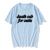 I Built You A Tower Album T-shirt Band Death Cab for Cutie Print Tshirts O-neck Summer Unisex Streetwear Graphic Tops