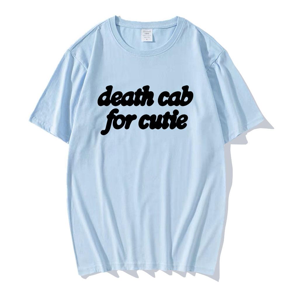 I Built You A Tower Album T-shirt Band Death Cab for Cutie Print Tshirts O-neck Summer Unisex Streetwear Graphic Tops