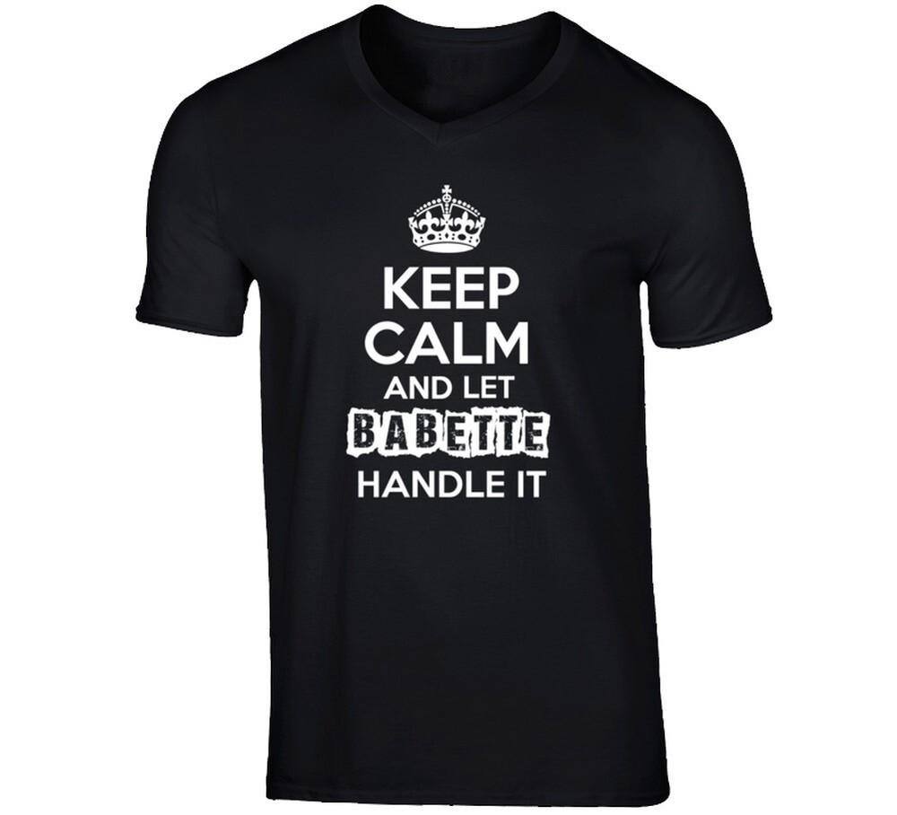 

Keep Calm And Let Babette Beauty and the Beast Handle It Cartoon Character T Shi 4XL