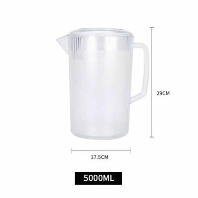 Household PC Cold Water Pitcher with Lid and Scale