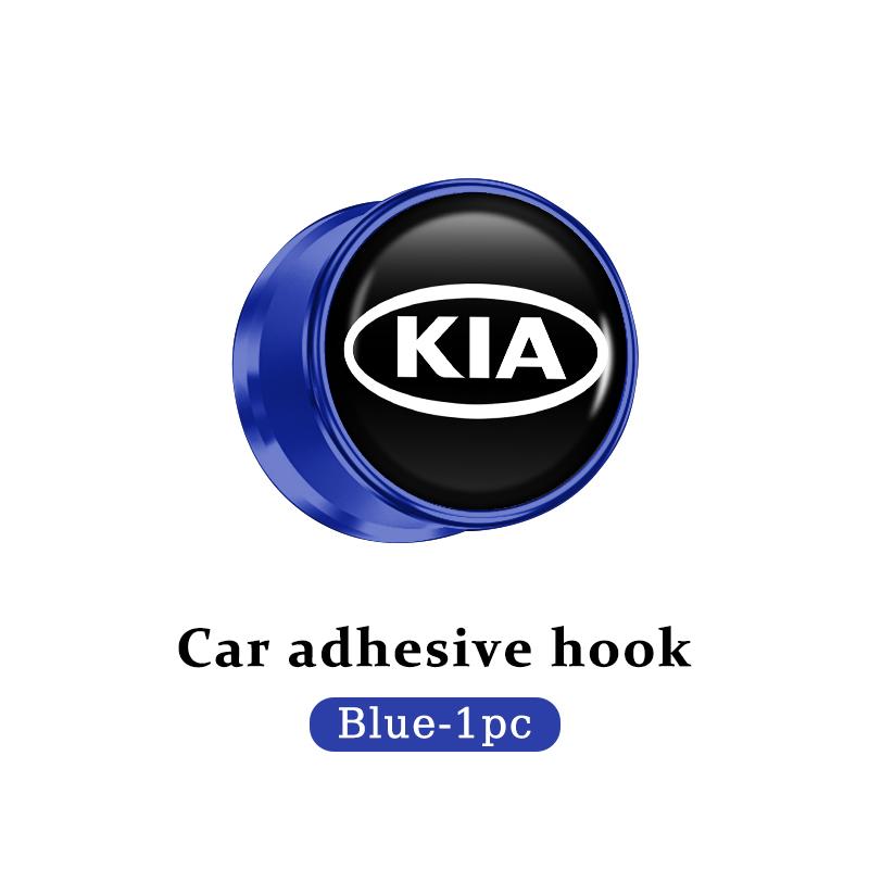 For KIA Car Hooks Small Hanger Self Adhesive Sticky Storage Auto Accessories Spectra Sedona Cadenza Proceed Sephia Stonic Carens