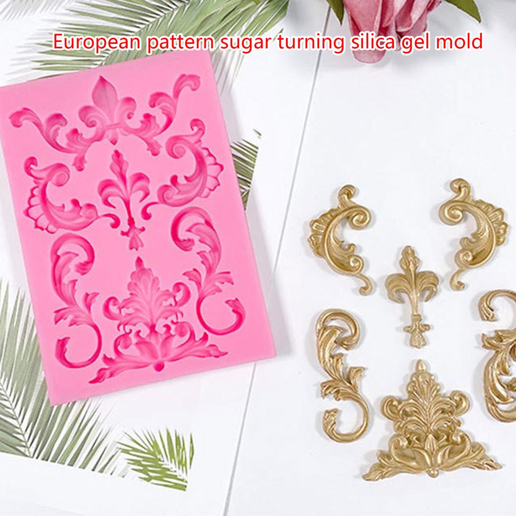 Relief Shape Fondant Molds Silicone Material Baking Accessories for Cake Border