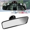 Automotive Wide-angle Anti-glare Blue Rearview Mirror, Universal 360° Rotatable Adjustable Suction Cup Inner Rearview Mirror