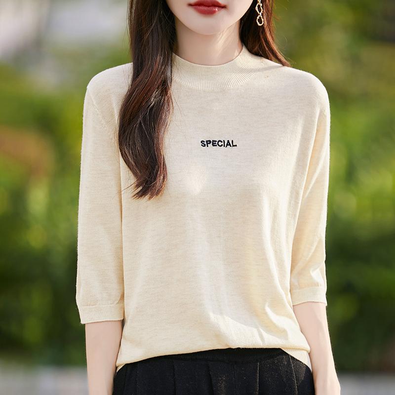 

Женский кашемировый жилет Qinghe кашемир 50% шерсть 50% шелк Женский осенне-зимний кашемировый жилет мягкий и теплый XL бежевый