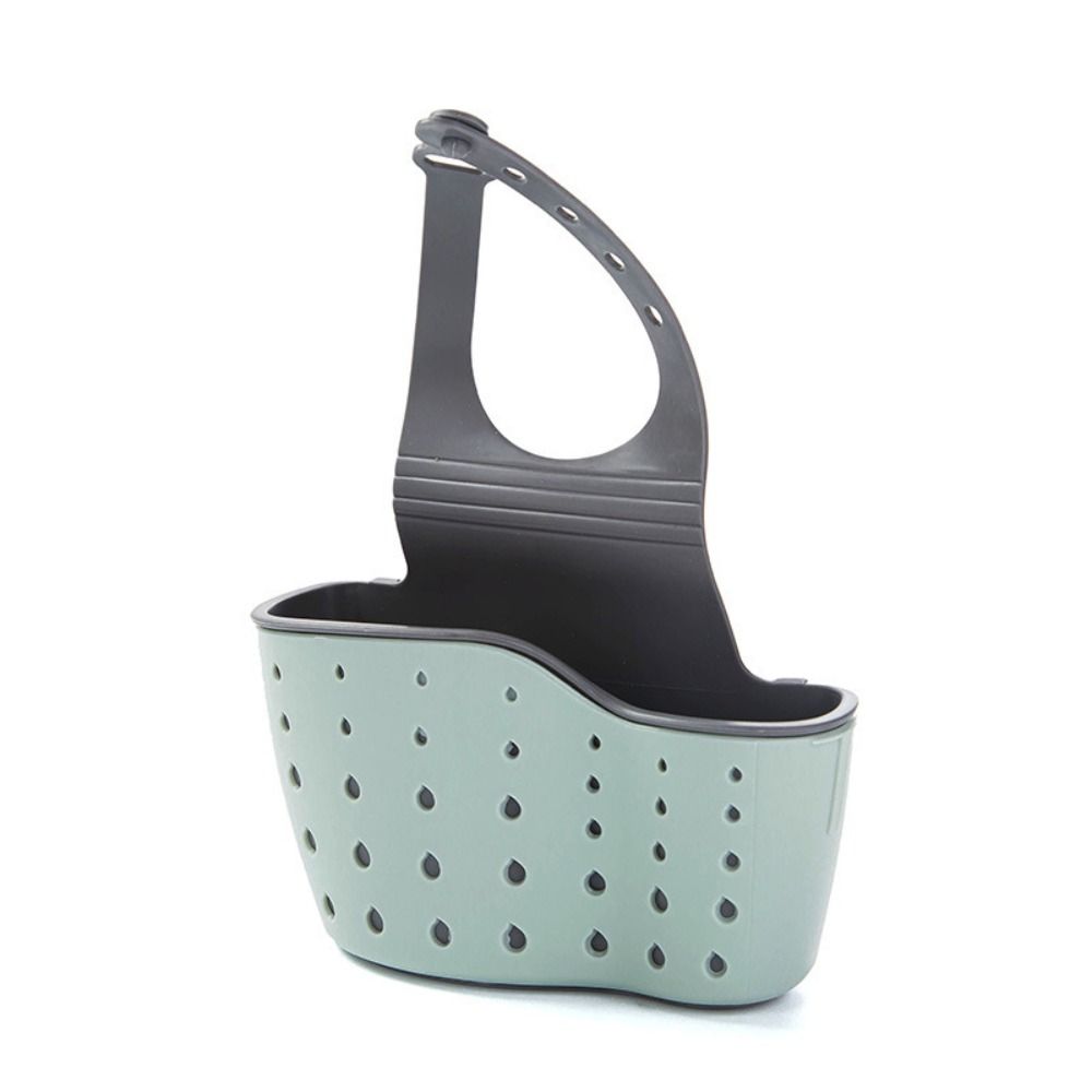 Kitchen Organizer Soap Hanging Non Perforated Storage Rack Drain Basket Storage Bag Sink Basket