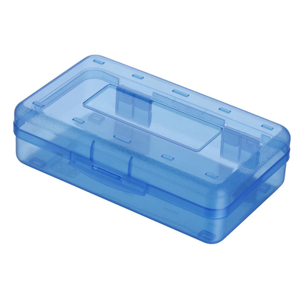 Kids Pencil Box Professional Art Student School Classroom Portable Plastic Pencil Case with Snap