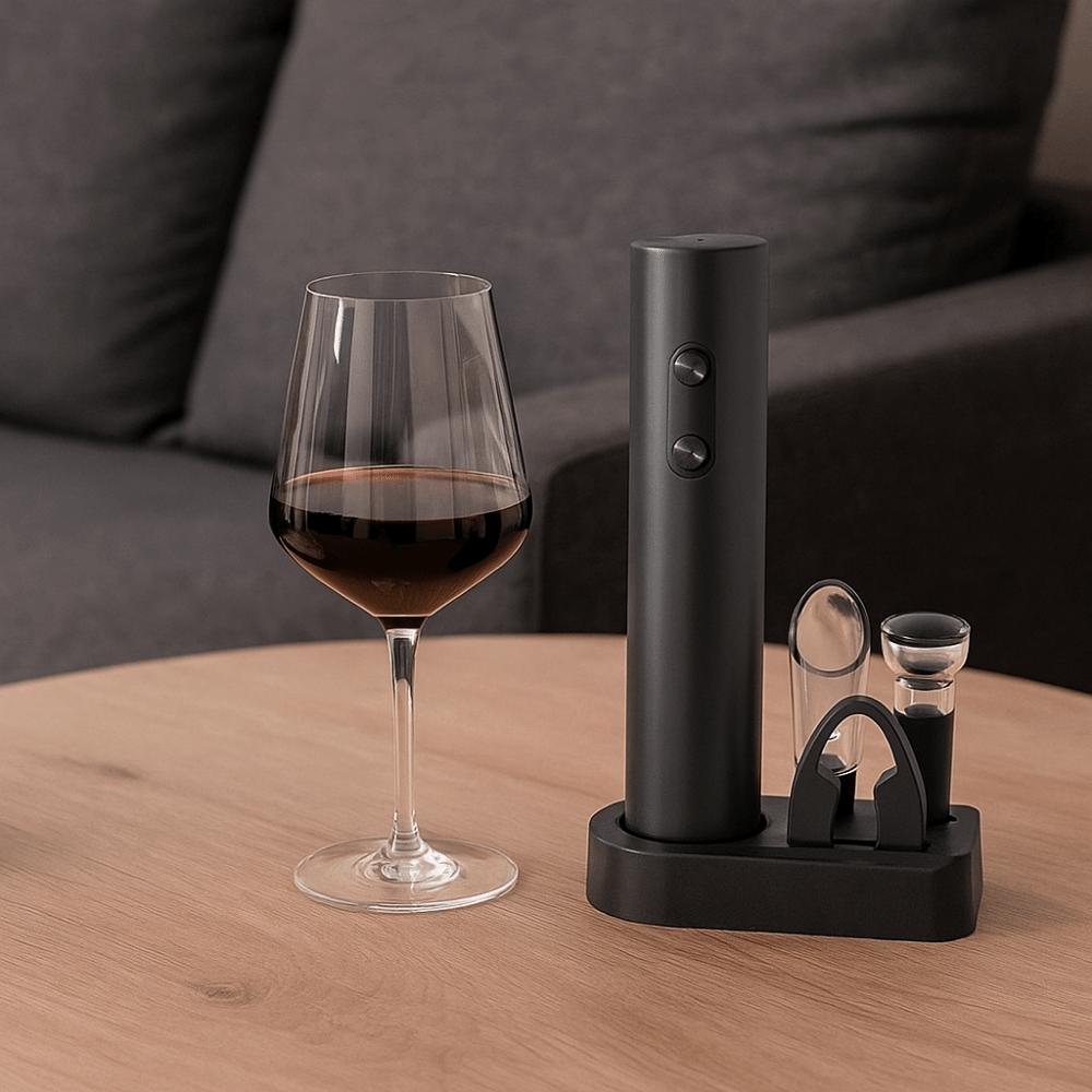5-in-1 Electric Wine Bottles Opener Battery Operated Automatic Corkscrew  Wedding Event