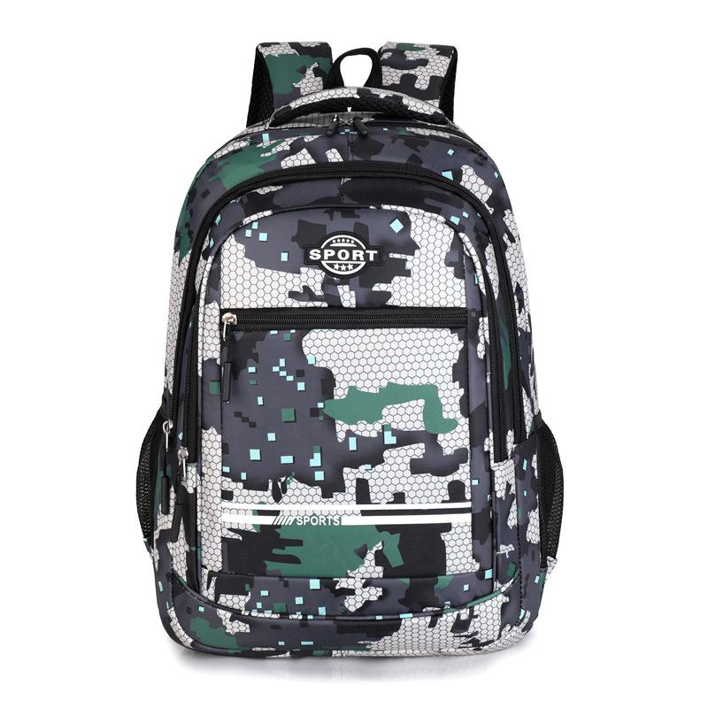 Waterproof Camouflage Rucksack Work 15.6-inch Laptop Men's Business Backpack University School Bags Boys and Girls School Back