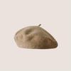 Vintage Wool French Beret for Women Solid Fashion Simple Casual Beret Solid Classic Breathable Soft Comfortable Hat for Fall Winter