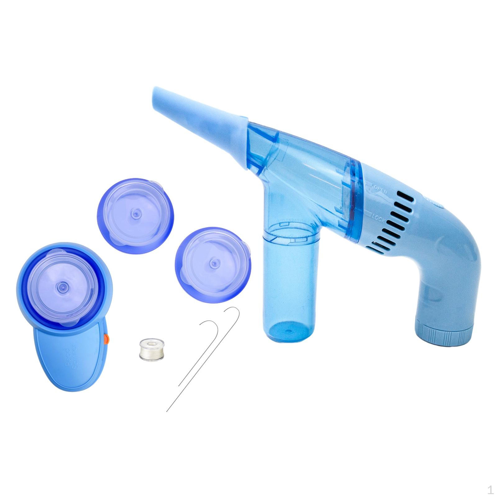 Electric Bead Stringing Tool for Jewelry Making Stringer Quickly with 2 Beading Pins without Beads
