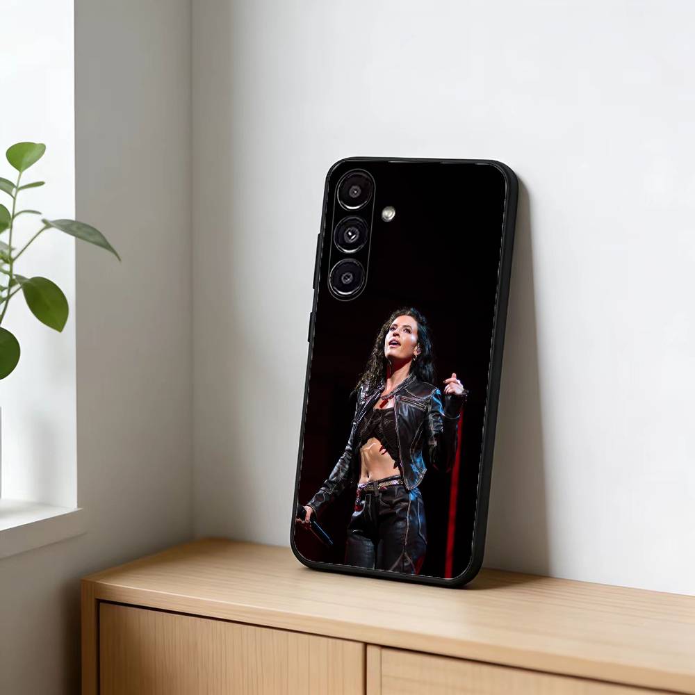 Singer Cari Fletcher Phone Case For Samsung Galaxy A20,21s,22,31,32,52,53,72,73,80,91 Soft Black Shell