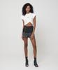 Meuameu Logo Basic Slim T-Shirt