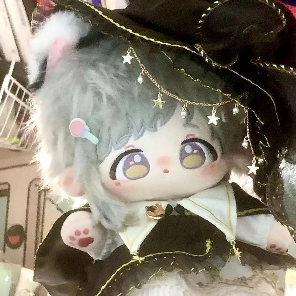 20cm Nakajima Atsushi Cotton Dress-up Dolls Cute Anime Bungo Stray Dogs Jinko/Man-Tiger Plush Puppet Toys for Children Adults