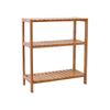 BCB33Y Bamboo Shelving Unit for the Bathroom/Kitchen/Shoe Rack, 60 X 26 X 66 Cm Ideal for the Bathroom, Living Room, Hallway